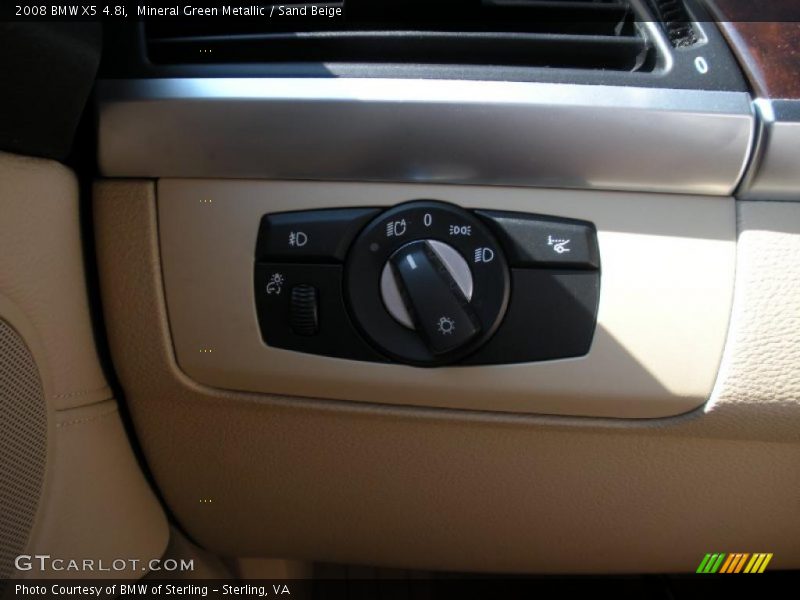 Mineral Green Metallic / Sand Beige 2008 BMW X5 4.8i