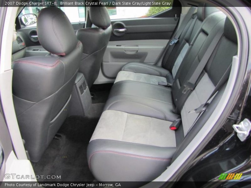 Brilliant Black Crystal Pearl / Dark Slate Gray/Light Slate Gray 2007 Dodge Charger SRT-8