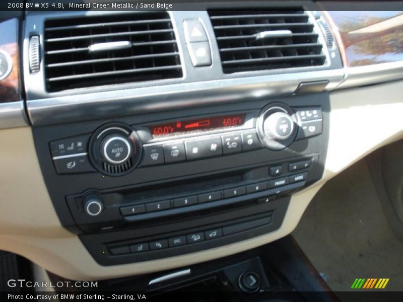 Mineral Green Metallic / Sand Beige 2008 BMW X5 4.8i