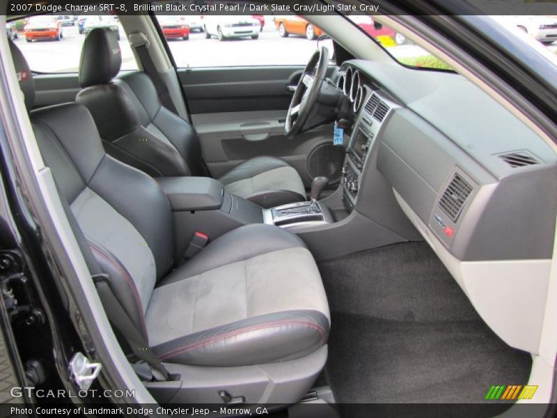 Brilliant Black Crystal Pearl / Dark Slate Gray/Light Slate Gray 2007 Dodge Charger SRT-8