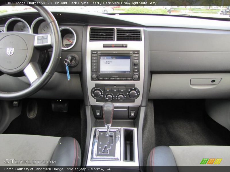 Brilliant Black Crystal Pearl / Dark Slate Gray/Light Slate Gray 2007 Dodge Charger SRT-8