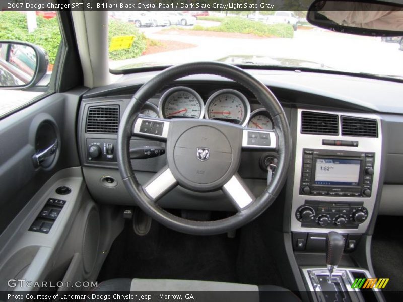 Brilliant Black Crystal Pearl / Dark Slate Gray/Light Slate Gray 2007 Dodge Charger SRT-8