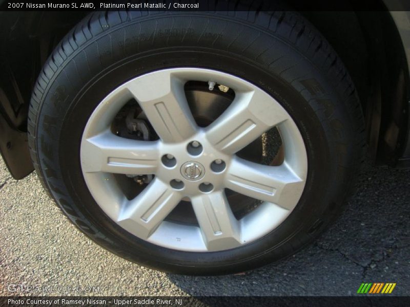 Platinum Pearl Matallic / Charcoal 2007 Nissan Murano SL AWD