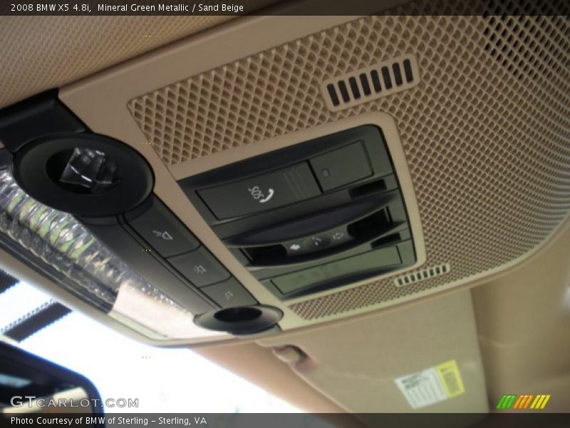 Mineral Green Metallic / Sand Beige 2008 BMW X5 4.8i
