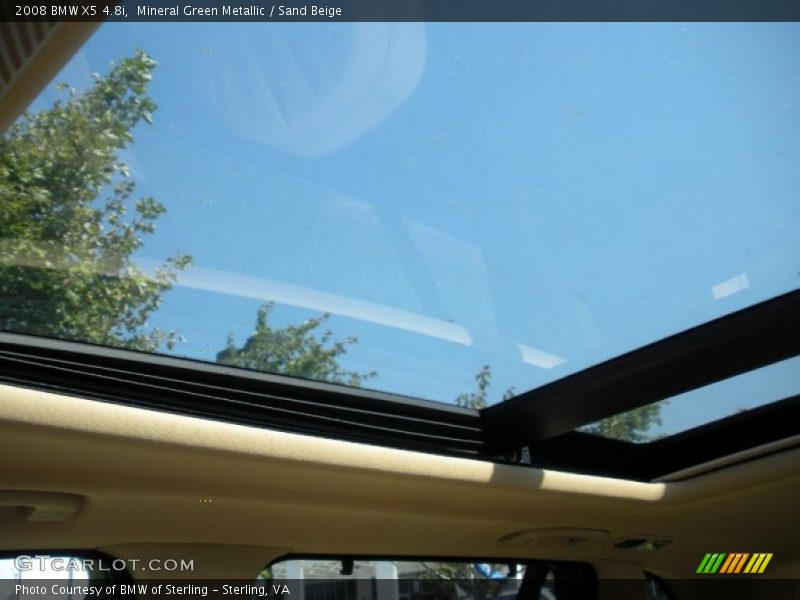 Mineral Green Metallic / Sand Beige 2008 BMW X5 4.8i