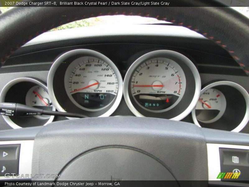 Brilliant Black Crystal Pearl / Dark Slate Gray/Light Slate Gray 2007 Dodge Charger SRT-8