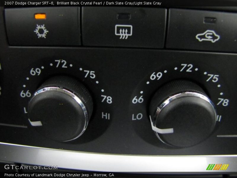 Brilliant Black Crystal Pearl / Dark Slate Gray/Light Slate Gray 2007 Dodge Charger SRT-8