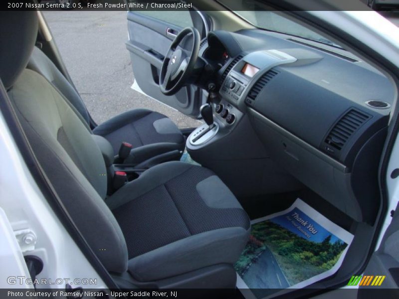  2007 Sentra 2.0 S Charcoal/Steel Interior
