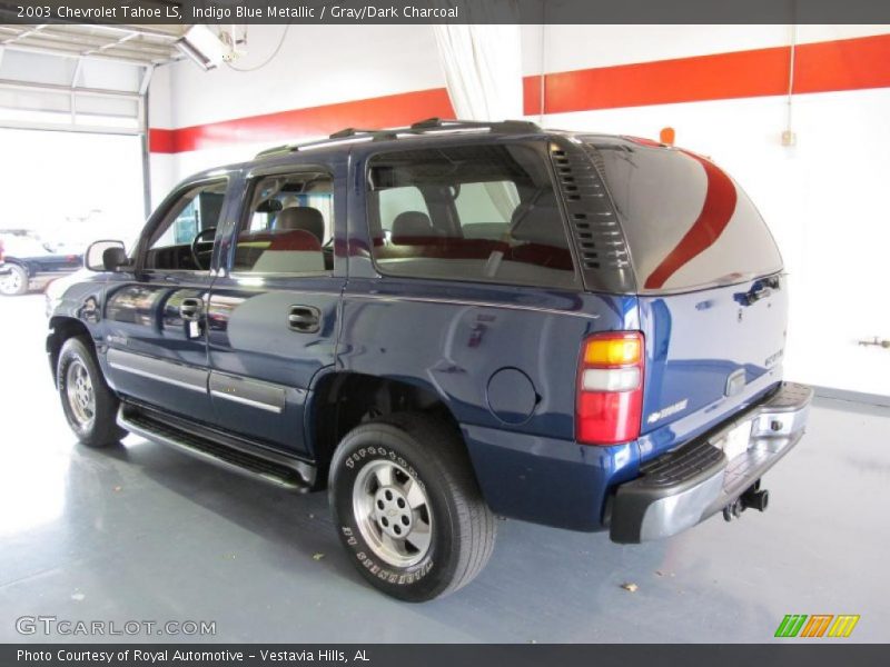 Indigo Blue Metallic / Gray/Dark Charcoal 2003 Chevrolet Tahoe LS