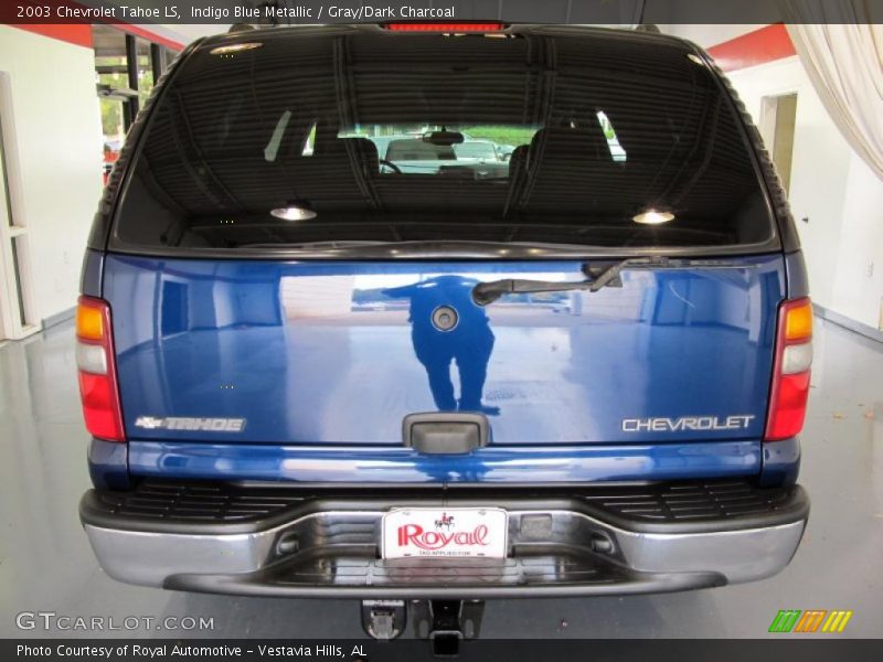Indigo Blue Metallic / Gray/Dark Charcoal 2003 Chevrolet Tahoe LS