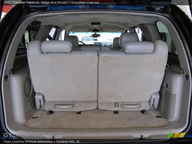 Indigo Blue Metallic / Gray/Dark Charcoal 2003 Chevrolet Tahoe LS