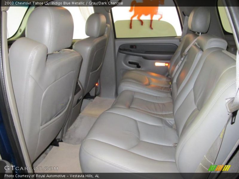 Indigo Blue Metallic / Gray/Dark Charcoal 2003 Chevrolet Tahoe LS