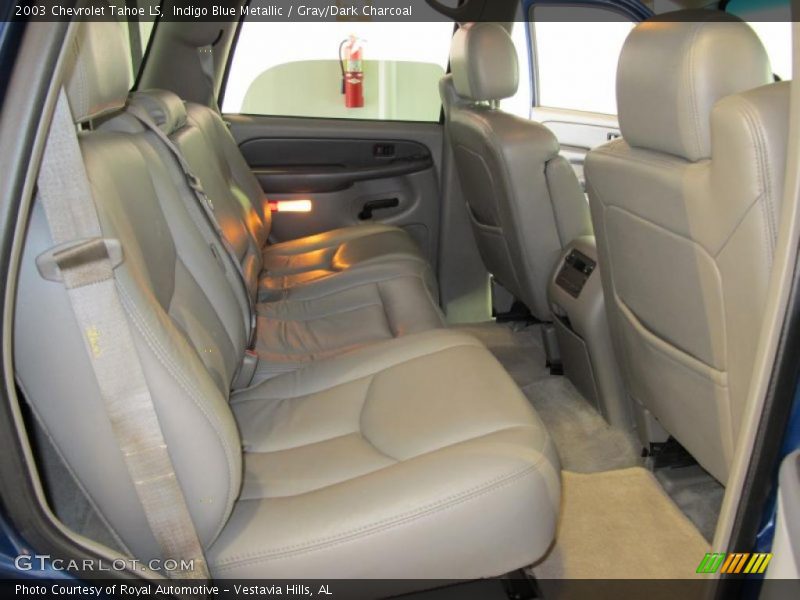 Indigo Blue Metallic / Gray/Dark Charcoal 2003 Chevrolet Tahoe LS