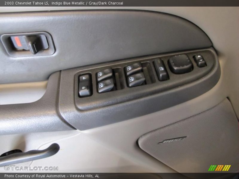 Indigo Blue Metallic / Gray/Dark Charcoal 2003 Chevrolet Tahoe LS