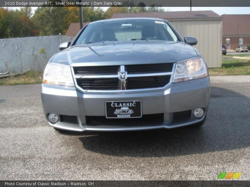 Silver Steel Metallic / Dark Slate Gray 2010 Dodge Avenger R/T