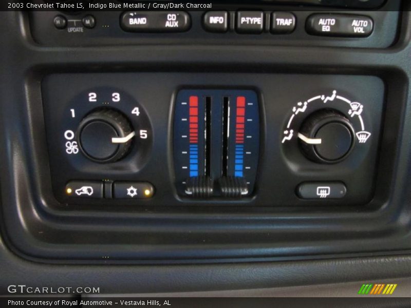 Indigo Blue Metallic / Gray/Dark Charcoal 2003 Chevrolet Tahoe LS