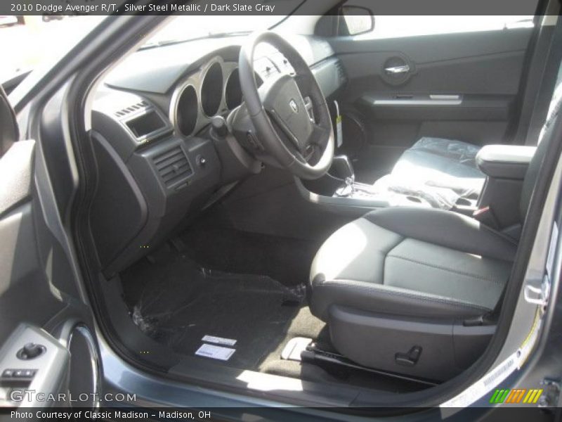 Silver Steel Metallic / Dark Slate Gray 2010 Dodge Avenger R/T