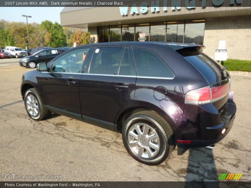 Dark Amethyst Metallic / Charcoal Black 2007 Lincoln MKX AWD