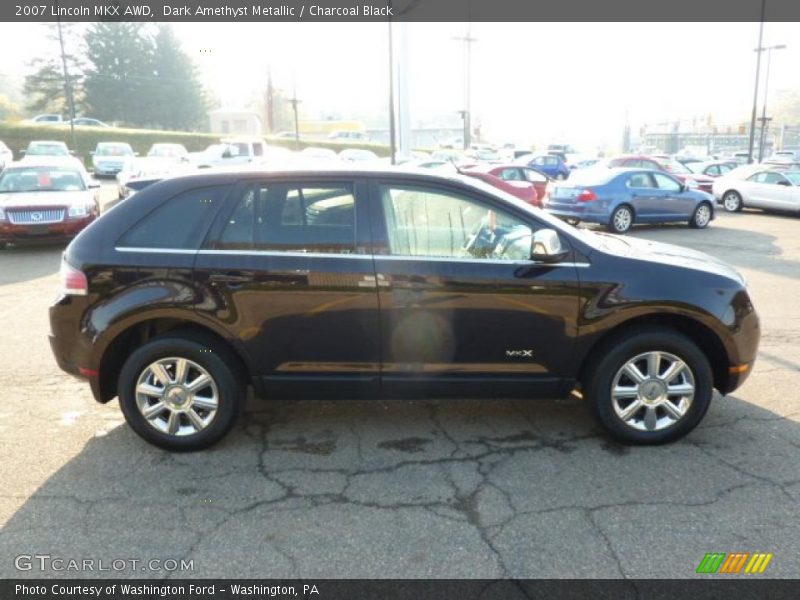 Dark Amethyst Metallic / Charcoal Black 2007 Lincoln MKX AWD