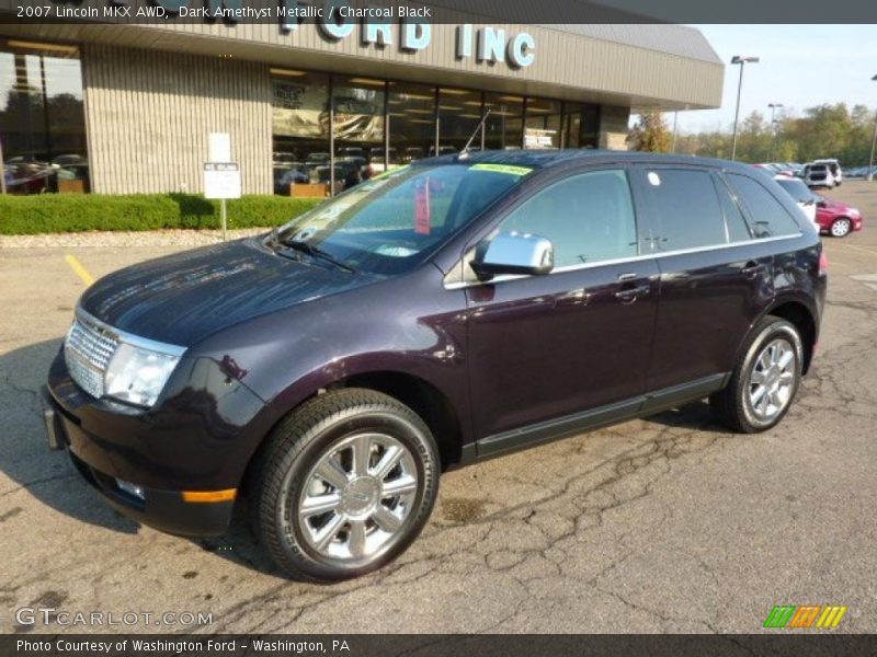 Dark Amethyst Metallic / Charcoal Black 2007 Lincoln MKX AWD