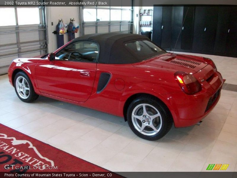 Absolutely Red / Black 2002 Toyota MR2 Spyder Roadster