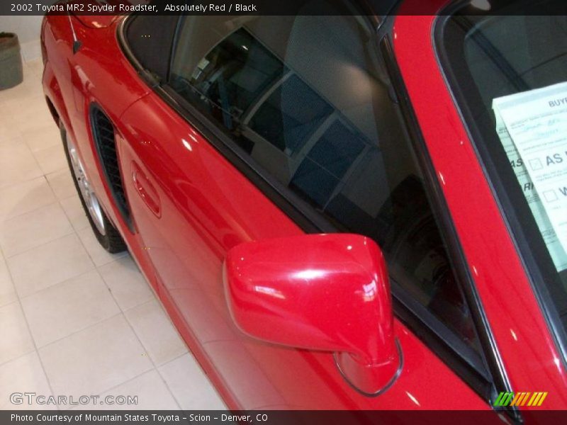 Absolutely Red / Black 2002 Toyota MR2 Spyder Roadster