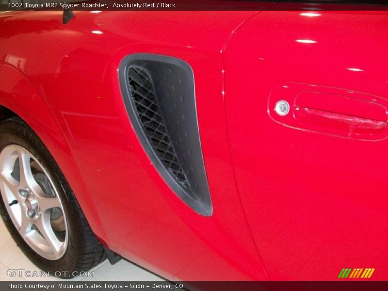 Absolutely Red / Black 2002 Toyota MR2 Spyder Roadster