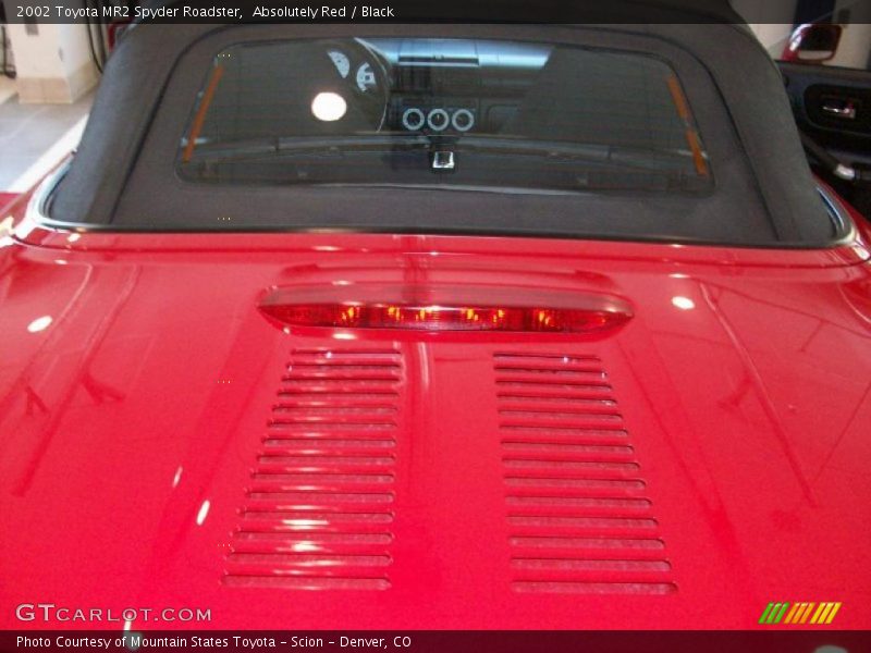 Absolutely Red / Black 2002 Toyota MR2 Spyder Roadster