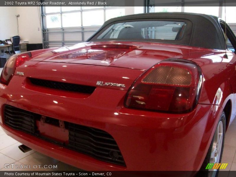 Absolutely Red / Black 2002 Toyota MR2 Spyder Roadster