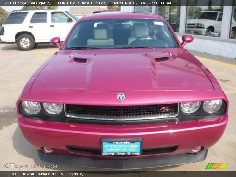 Furious Fuchsia / Pearl White Leather 2010 Dodge Challenger R/T Classic Furious Fuchsia Edition