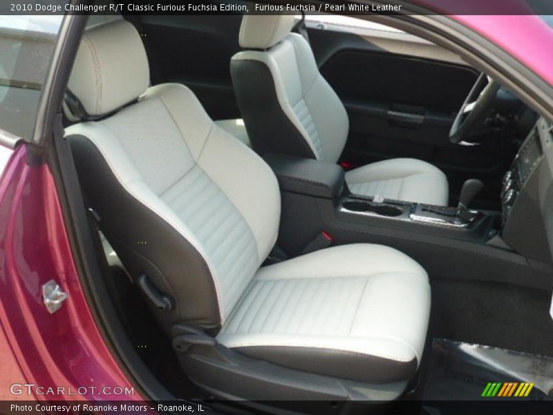 Furious Fuchsia / Pearl White Leather 2010 Dodge Challenger R/T Classic Furious Fuchsia Edition
