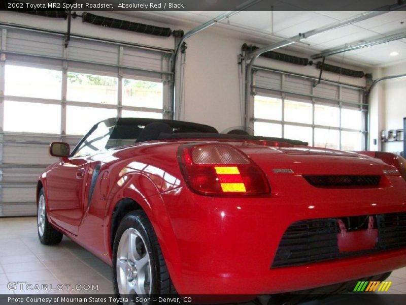 Absolutely Red / Black 2002 Toyota MR2 Spyder Roadster