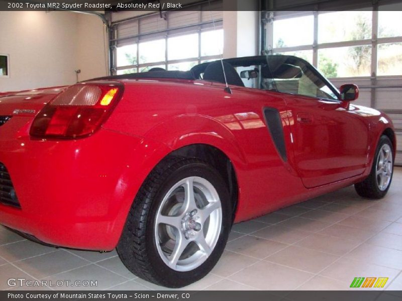 Absolutely Red / Black 2002 Toyota MR2 Spyder Roadster