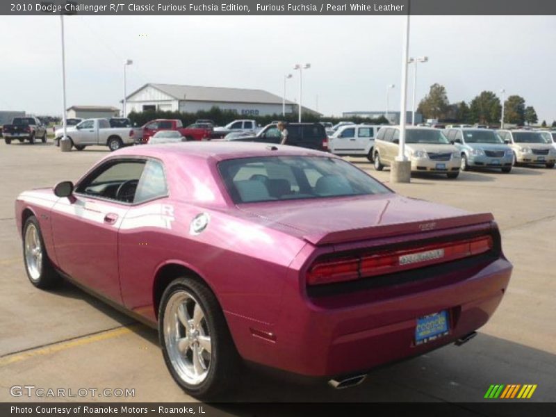 Furious Fuchsia / Pearl White Leather 2010 Dodge Challenger R/T Classic Furious Fuchsia Edition