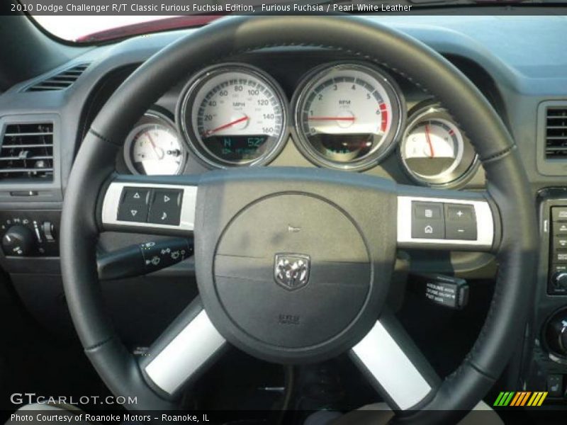 Furious Fuchsia / Pearl White Leather 2010 Dodge Challenger R/T Classic Furious Fuchsia Edition