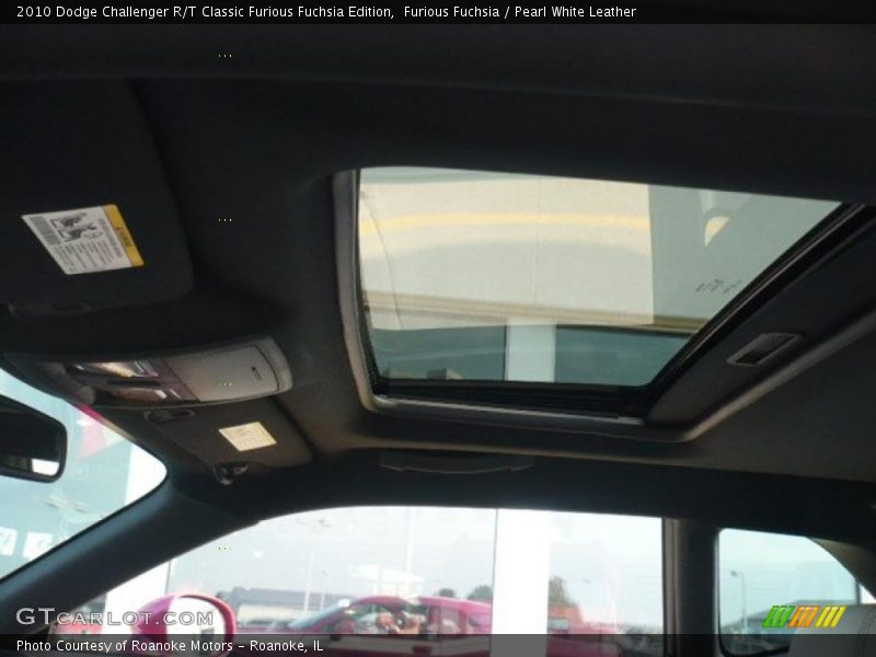 Furious Fuchsia / Pearl White Leather 2010 Dodge Challenger R/T Classic Furious Fuchsia Edition