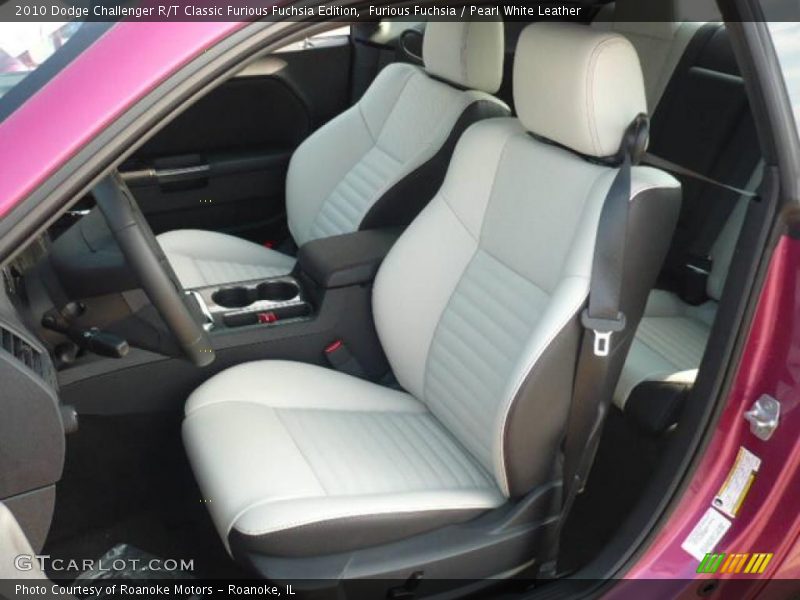 Furious Fuchsia / Pearl White Leather 2010 Dodge Challenger R/T Classic Furious Fuchsia Edition