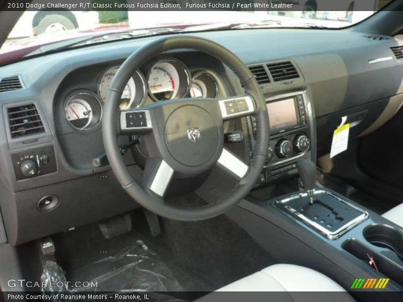 Furious Fuchsia / Pearl White Leather 2010 Dodge Challenger R/T Classic Furious Fuchsia Edition