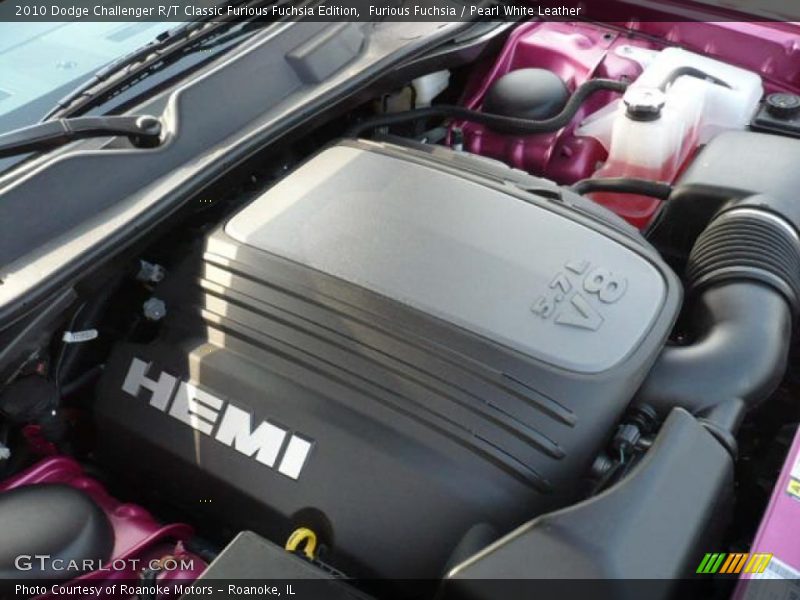 Furious Fuchsia / Pearl White Leather 2010 Dodge Challenger R/T Classic Furious Fuchsia Edition