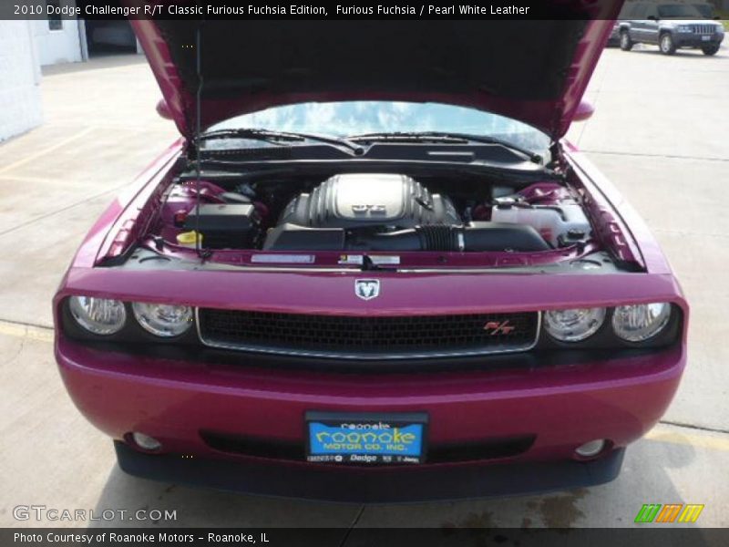 Furious Fuchsia / Pearl White Leather 2010 Dodge Challenger R/T Classic Furious Fuchsia Edition