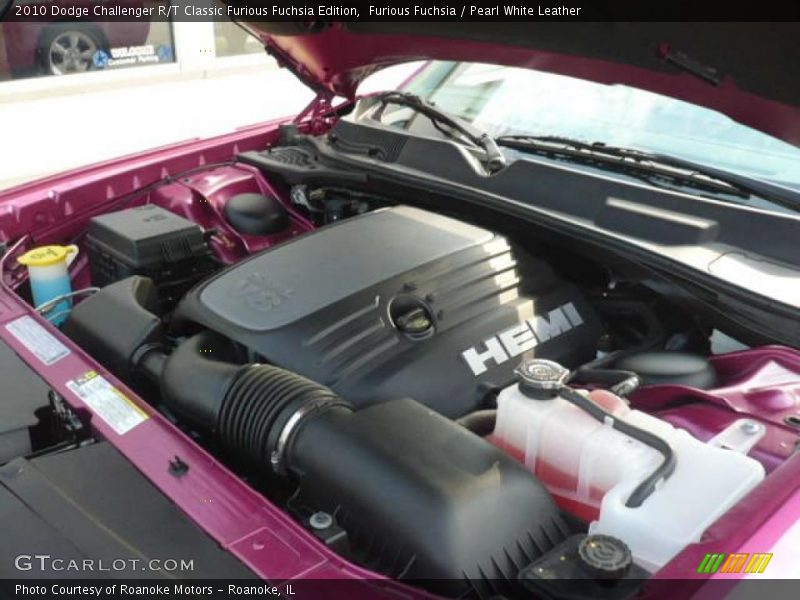 Furious Fuchsia / Pearl White Leather 2010 Dodge Challenger R/T Classic Furious Fuchsia Edition