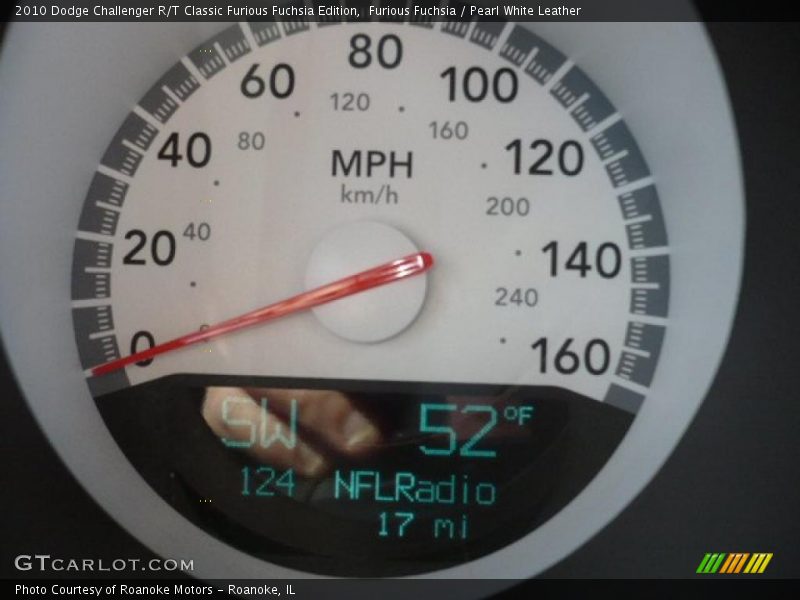 Furious Fuchsia / Pearl White Leather 2010 Dodge Challenger R/T Classic Furious Fuchsia Edition