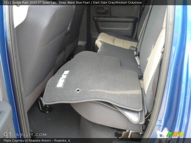 Deep Water Blue Pearl / Dark Slate Gray/Medium Graystone 2011 Dodge Ram 1500 ST Quad Cab