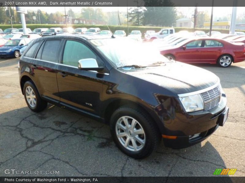 Dark Amethyst Metallic / Greystone 2007 Lincoln MKX AWD