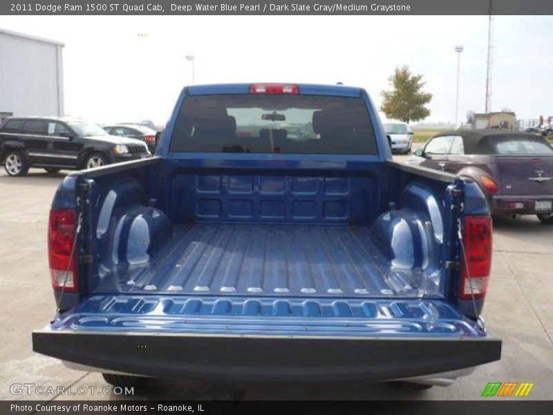 Deep Water Blue Pearl / Dark Slate Gray/Medium Graystone 2011 Dodge Ram 1500 ST Quad Cab