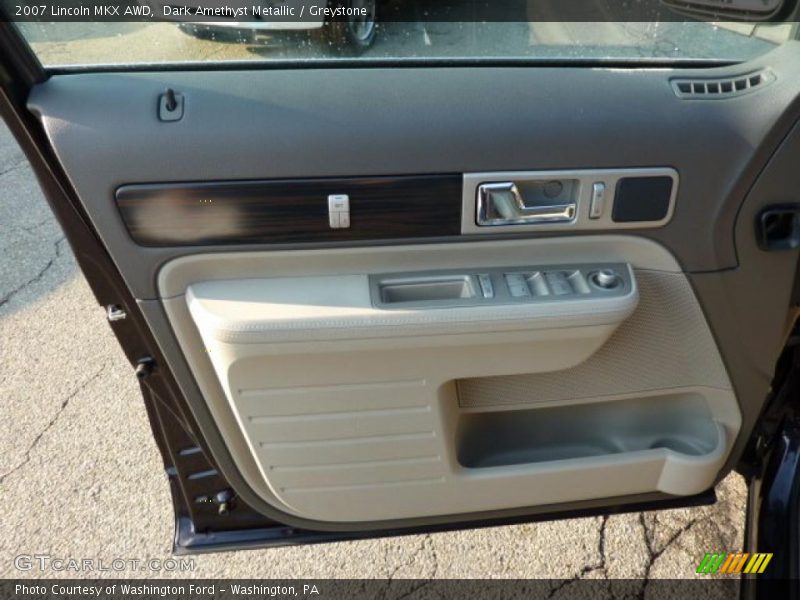 Dark Amethyst Metallic / Greystone 2007 Lincoln MKX AWD