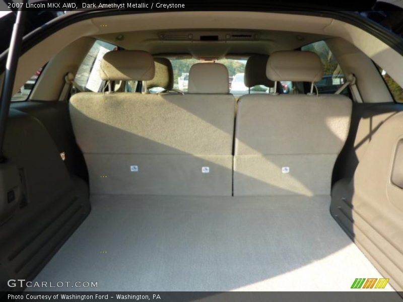  2007 MKX AWD Trunk