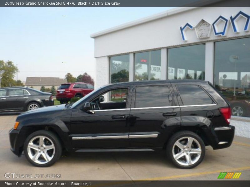 Black / Dark Slate Gray 2008 Jeep Grand Cherokee SRT8 4x4