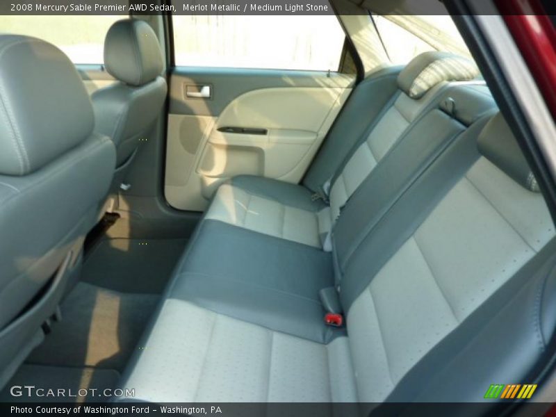 Merlot Metallic / Medium Light Stone 2008 Mercury Sable Premier AWD Sedan