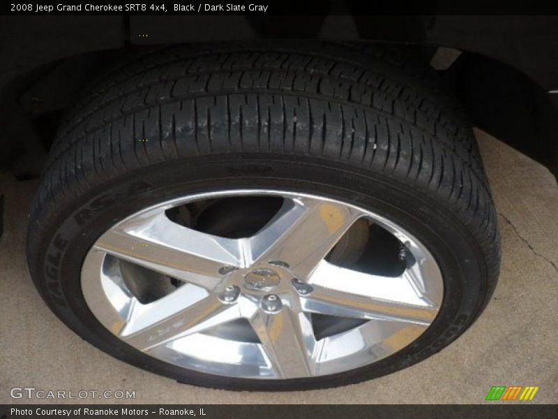 Black / Dark Slate Gray 2008 Jeep Grand Cherokee SRT8 4x4